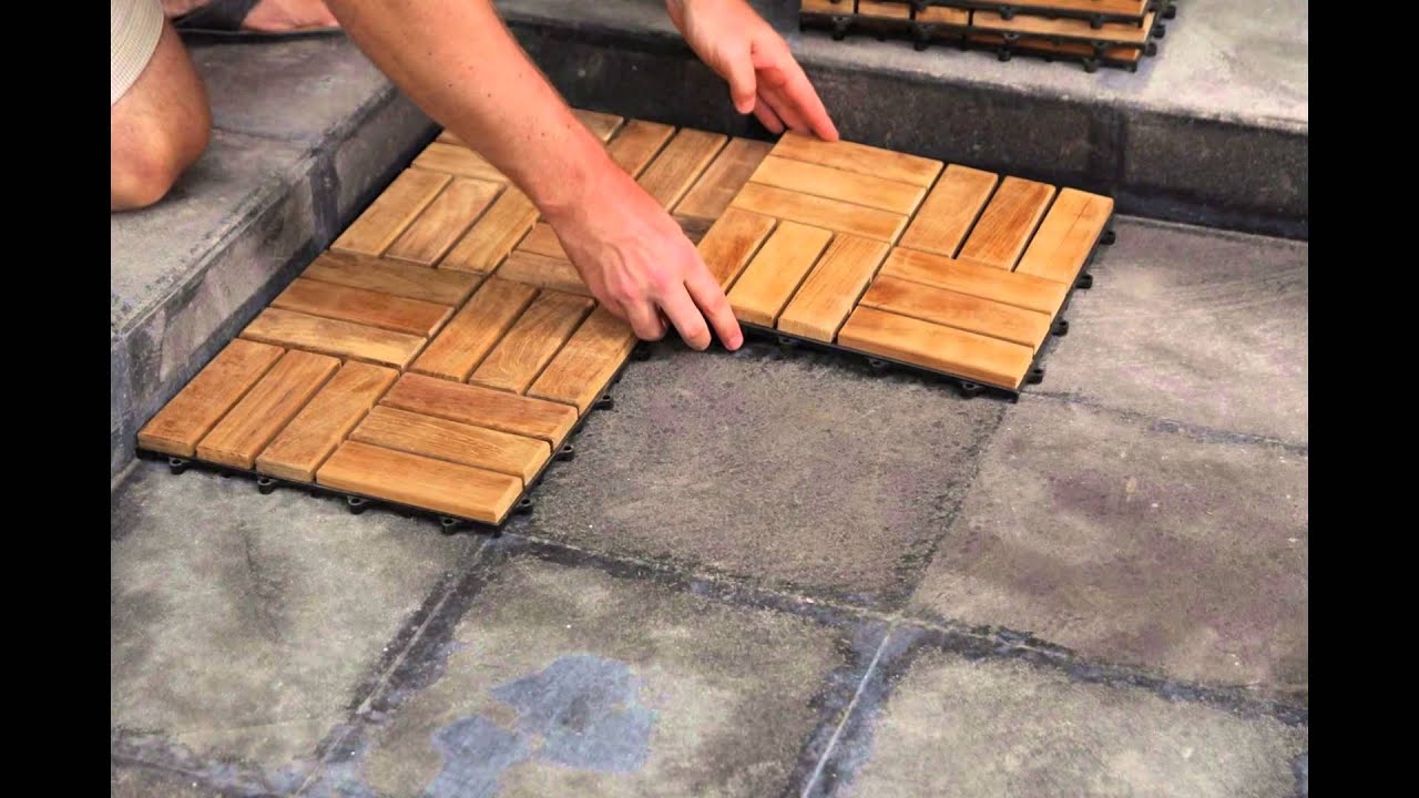 Teak gulvfliser youtube Altan teak