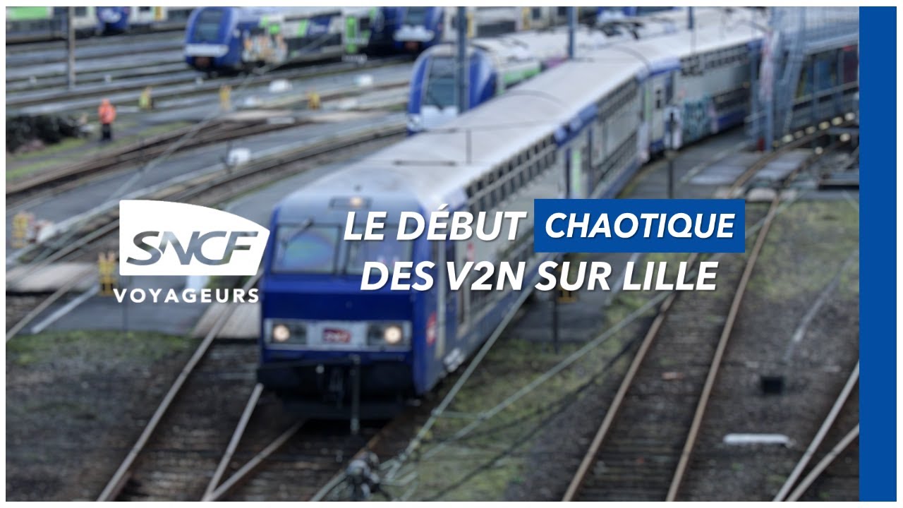 🇫🇷 ⸱ [SNCF] Le début (très) chaotique des V2N et des 22200 R sur l'étoile de Lille - TER HDF
