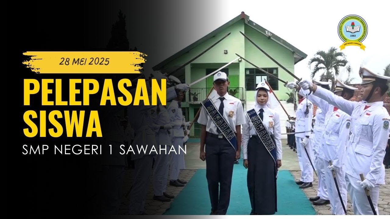 Pelepasan Siswa 2025 SMP Negeri 1 Sawahan Part 1