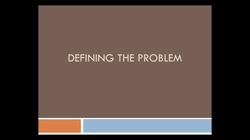 Problem definition