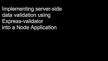 Server side Validation