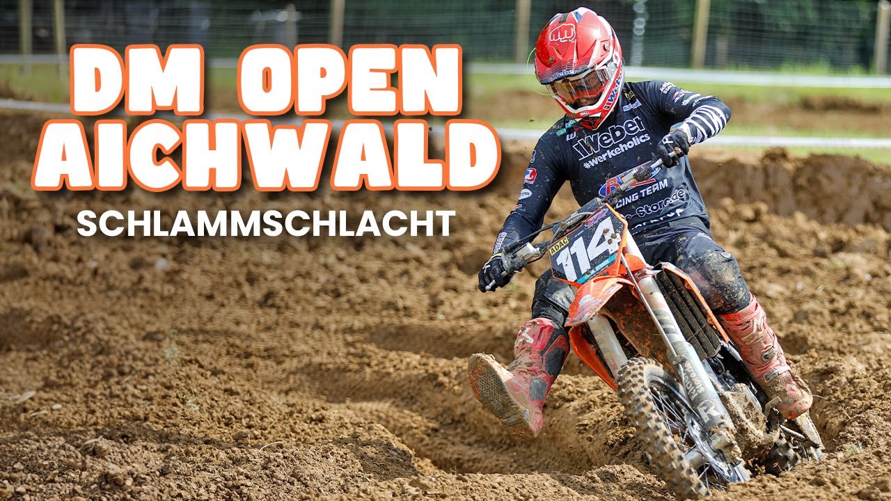 Motocross DM Aichwald 2024 - wie haben sich die Athleten im Schlamm geschlagen?