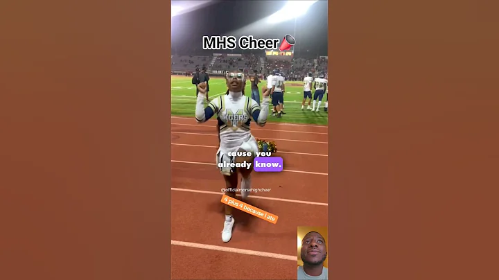 🤍💙💛📣 Senior Captain Solo Cheer #cheer #cheerleading #highschool