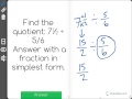 Dividing Mixed Numbers and Fractions