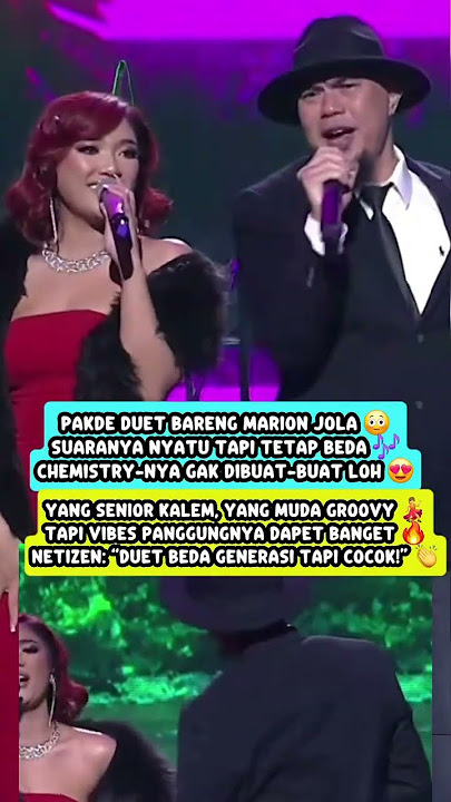 Ahmad Dhani & Marion Jola Duet Bund! 😍 Suara Deep vs Seksi, Kombonya Keren Banget! 🔥