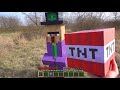 MINECRAFT REAL LIFE Witch vs TNT - IRL Animation