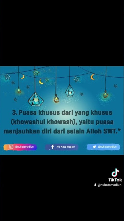 Download lagu Tingkatan Orang Puasa