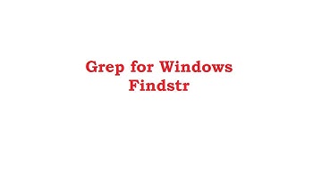 How to use the Findstr Windows command with examples