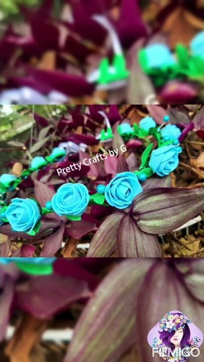 How to make floral crown/tiara#handmade #ideas #tiara #babygirl #photoshoot #link on first comment