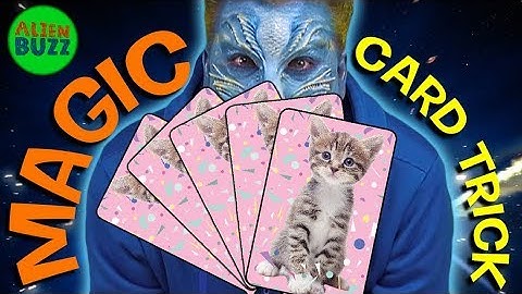 Pick A Card Magic Card Trick! Easy Simple AlienBuzz Tutorial! | Official AlienBuzz TV