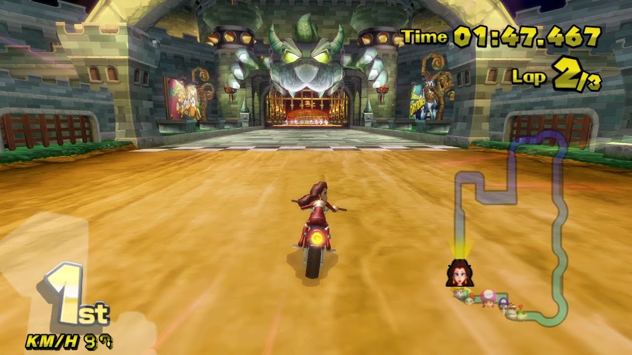 Mario Kart Wii Deluxe 9.3 // All 17 Retro Bowser's Castle Courses