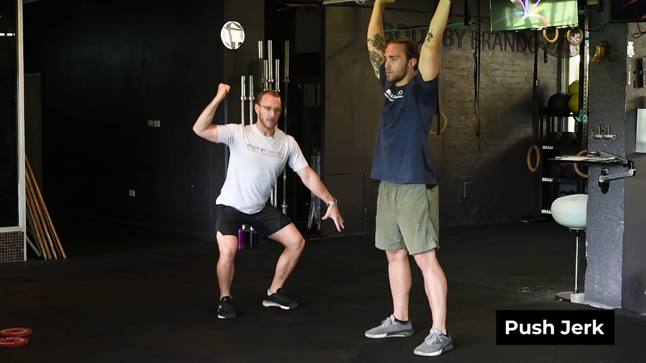 Push Jerk (Barbell) Fundamental Movements YouTube