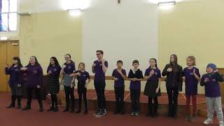 BSL signed song - 'Roar' by Katy Perry Youth Sing and Sign Choir