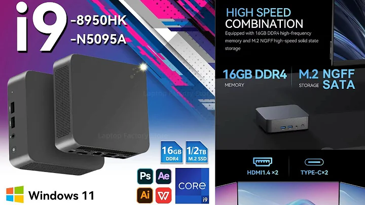 Windows 11 Pro Mini PC Review ⚡ Intel Core i9 8950HK | 4K Gaming Power in Your Pocket!