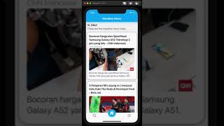 News Application using NewsAPI - React Native screenshot 3