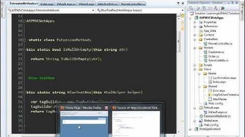 Creating ASP MVC HTML Helper