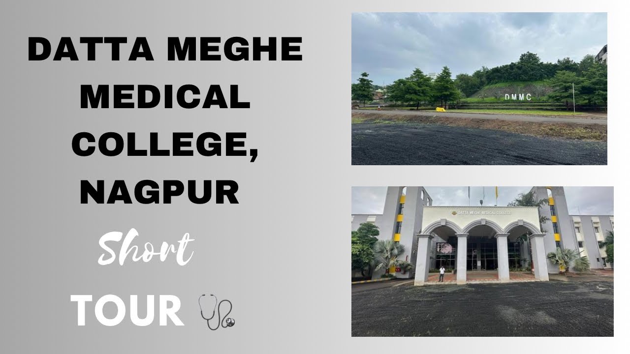 Datta Meghe Medical college campus tour🏥|Low Cutoff Deemed medical college✅|Private MBBS college 🩺