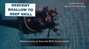 Controlled Descent Shallow to Deep - PADI Open Water Diver Course • Scuba Diving Tips