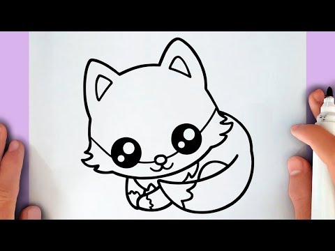 HOW TO DRAW A CUTE FOX