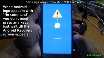 Samsung Galaxy C7 Pro SM-C701F Hard reset