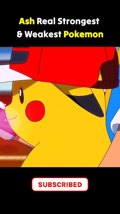 ash real strongest and weakest pokemon #pokemon #pokemonhorizons #shortanime #anime #ash
