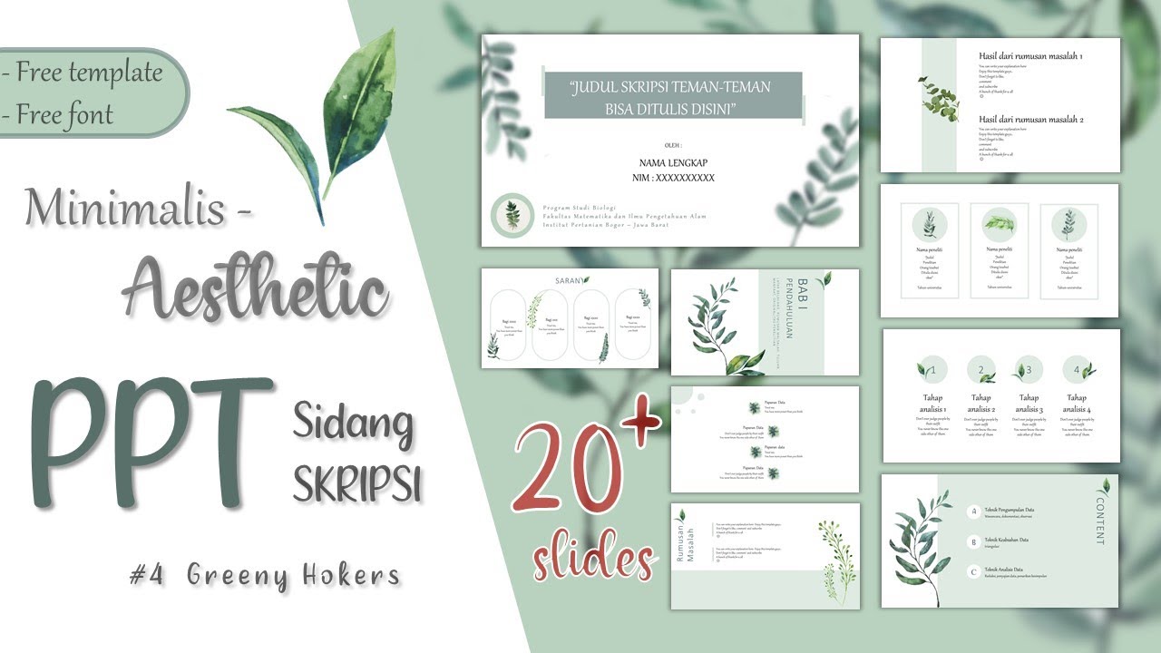 Download template ppt gratis aesthetic