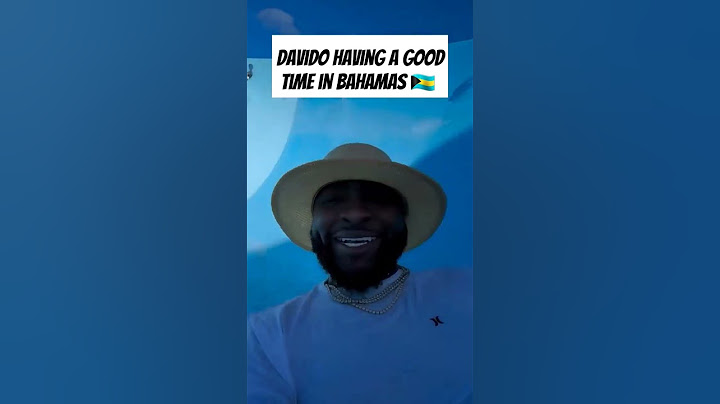 Davido having a good time in Bahamas 🇧🇸