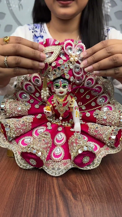 New Heavy Design for laddu gopal ji 😍 #laddugopal #laddugopalcollection #kkgroups