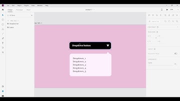 Adobe XD | How to Create a Dropdown Menu Component State | Tutorial #buttonhoverxd #2023tutorial#xd