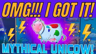 Caught the UNICOW on Planet Moolah when least expected!!!