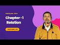 Identity relation ,symmetric and antisymmetric relation for class 12th