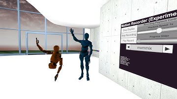VRChat in-game motion capture (displayed with Avatar)