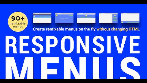 Create responsive menus instantly a css menu tutorial