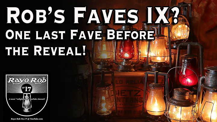 Rob's Faves IX? One Last Fave Before the Reveal!