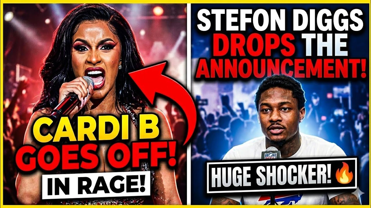 Cardi B GOES OFF in RAGE after Stefon Diggs Drops The Announcement ...