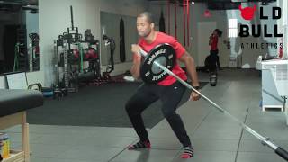 Landmine Exercises: Squat to Pivot Press Unconventional Training