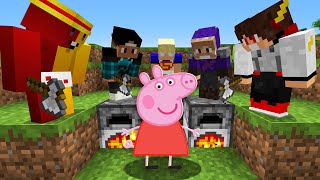 Como Seria se a Peppa Pig Jogasse Minecraft