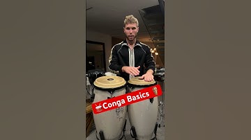 Conga Basics 🪘 #conga #basics #tutorial #yanicrash #conguero