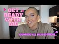 GET READY WITH ME | ANSWERING YOUR QUESTIONS...