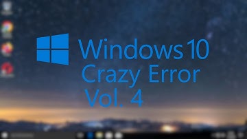 Windows 10 Crazy Error Vol. 5 | Finnish | Version 1703 | 1280x720 | 720p60
