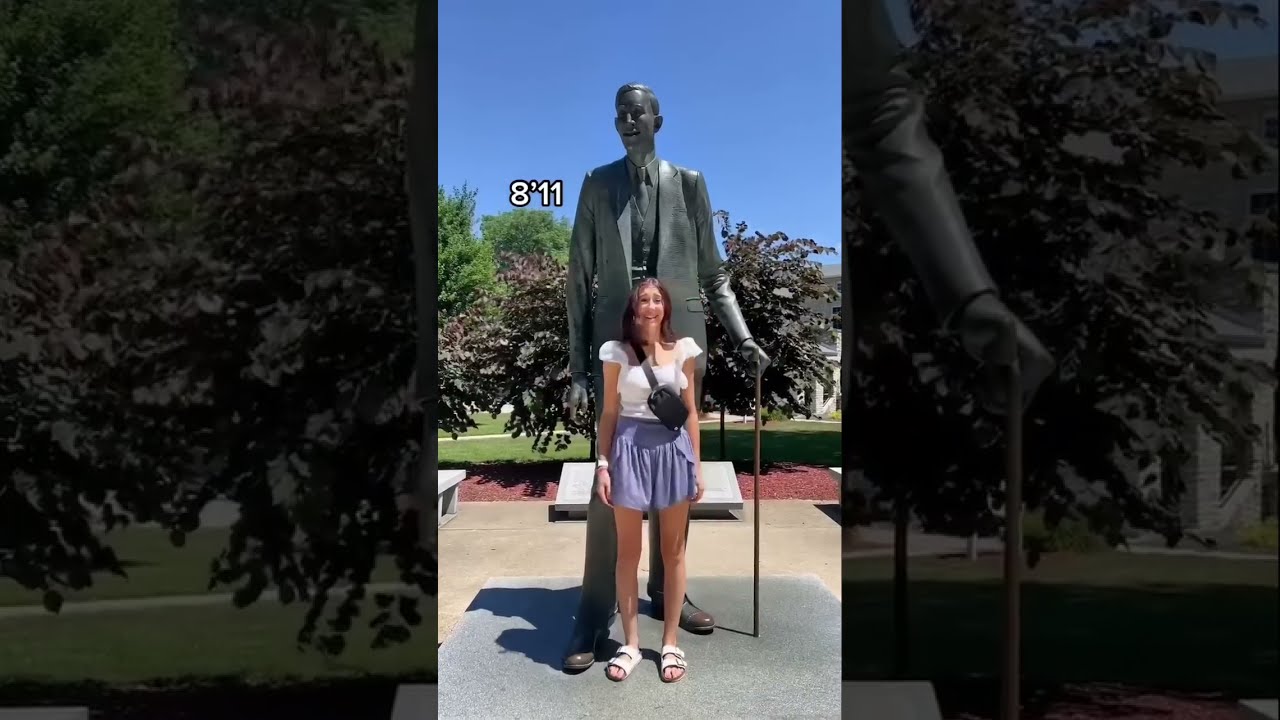 Stand Next To The Tallest Man In World Tall Shorts