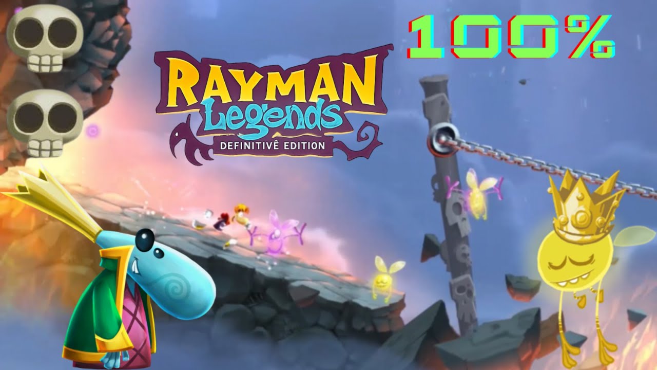 [Rayman Legends: Definitive Edition] Fiesta de los Muertos | Rescue Estelia | Run for Your Life