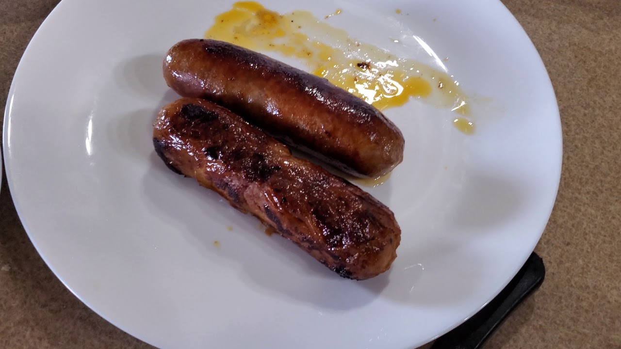 Beyond meat sausage review - YouTube