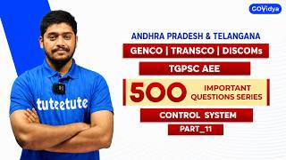 AEE Electrical | 500 Important Questions Series | Control Systems Part_03 | GOVidya