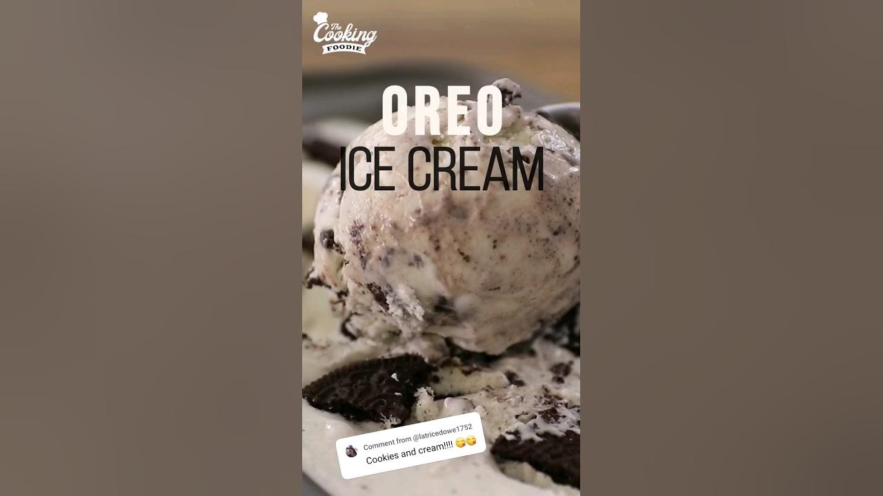 Oreo Ice Cream - Ice Cream From Scratch