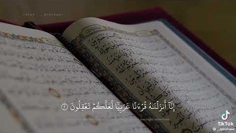{ إِنَّآ أَنْزَلْنَاهُ قُرْأَٓناً عَرَبِيّاً لَعَلَكُمْ تَعْقِلُونْ } ... بصوت آلمنشاوي قارئ آلقلوب■