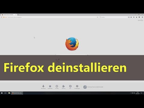 Firefox deinstallieren