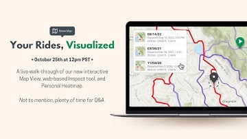 Interactive Map View for your Rides page!