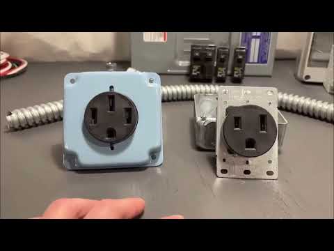 Электрик из США. Ставим мощную розетку на 12 кВт.