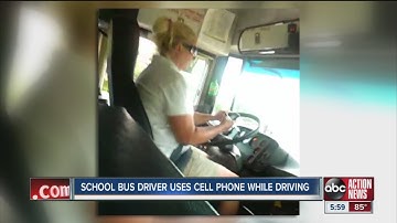 Bus driver fired for texting on job